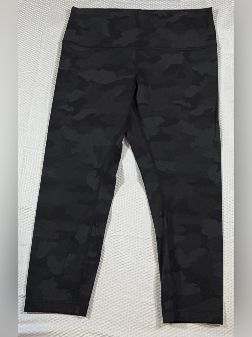 Lululemon Align High-Rise Pants Women’s 12 Black Gray Camo Legginga LW6BHKS